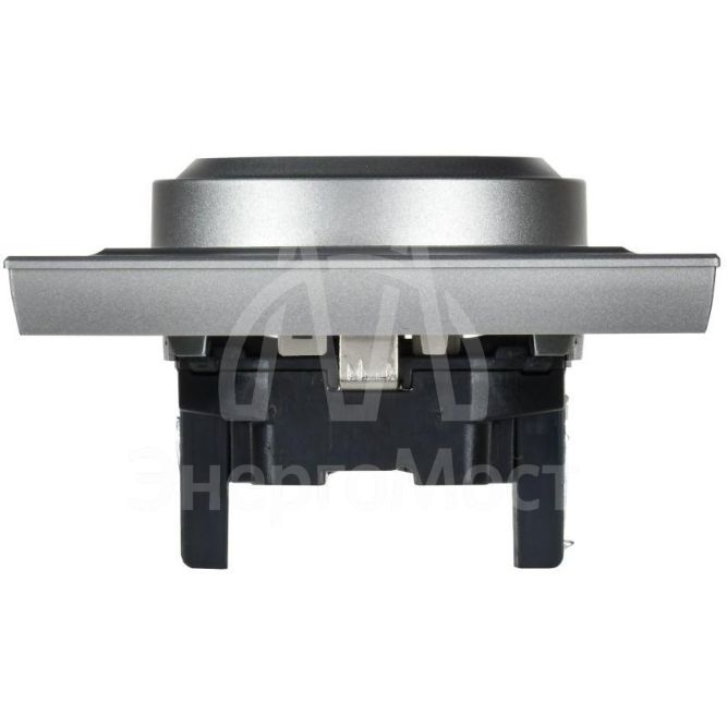 Розетка 2-м СП BRITE РС12-3-БрА 16А в сборе с заземл. без защ. шторок алюм. IEK BR-R21-16-K47-F