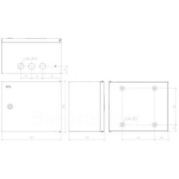 Корпус металлический ЩМПг-02 250х300х175 IP54 NO_SIMPLE_STM_SHMPg-02_IP54 ЭРА Б0041665