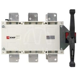 Рубильник-переключатель 3п 1000А с рукояткой управления для прямой установки PowerSwitch PROxima EKF pscs-1000-3