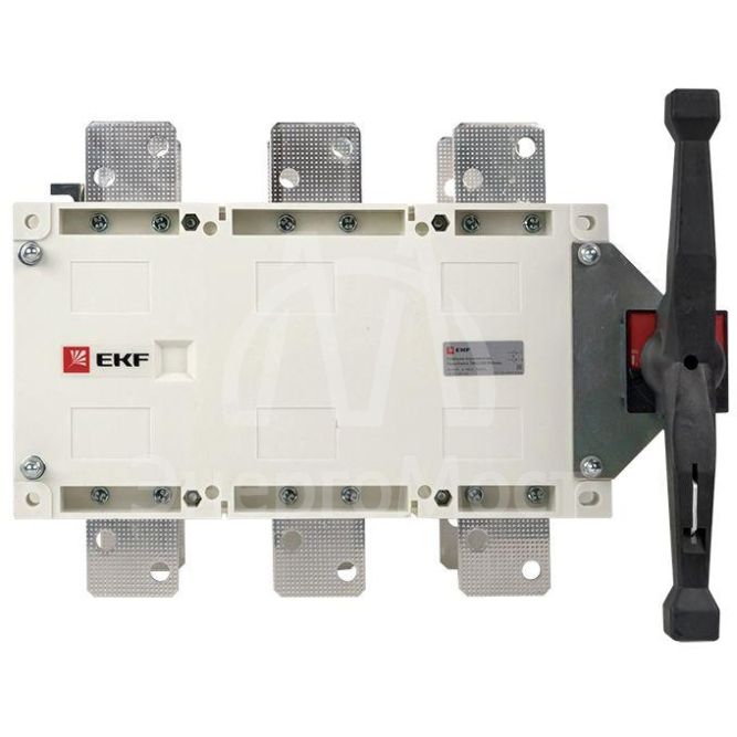 Рубильник-переключатель 3п 1000А с рукояткой управления для прямой установки PowerSwitch PROxima EKF pscs-1000-3