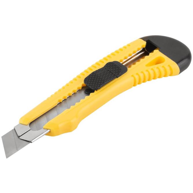 Нож технический 18мм усилен. пластик. FIT 10228