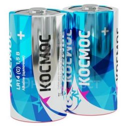 Элемент питания LR14 (уп.2шт) Космос KOCLR14MAX2S