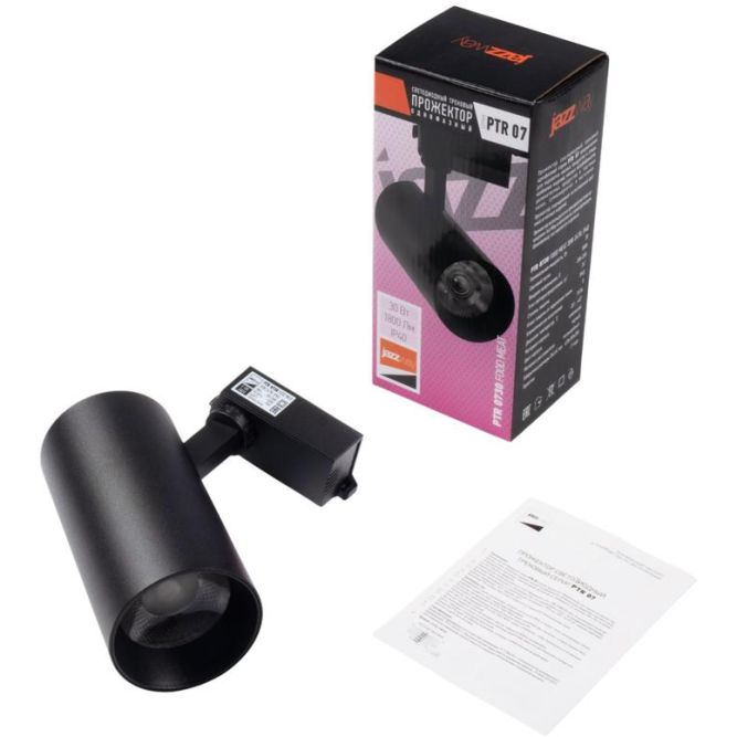Светильник светодиодный трековый PTR 0730 Food Meat 30Вт IP40 24град. BL черн. Pro+ JazzWay 5026605