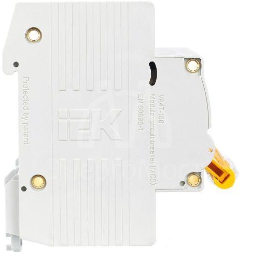 Выключатель автоматический модульный 3п C 63А 10кА ВА47-100 IEK MVA40-3-063-C