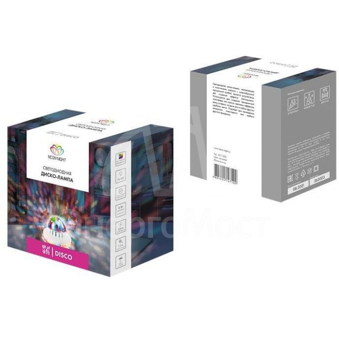 Диско-лампа &amp;quot;Летающая тарелка&amp;quot; 36LED 230В NEON-NIGHT 601-256