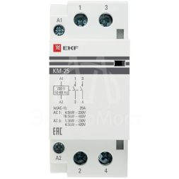 Контактор модульный КМ 25А 2NО (2 мод.) EKF km-2-25-20
