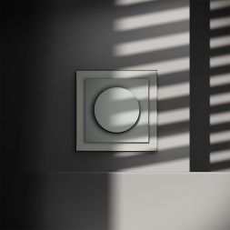 Светорегулятор поворотно-нажимной СП S70 600Вт механизм сталь Voltum VLS070305