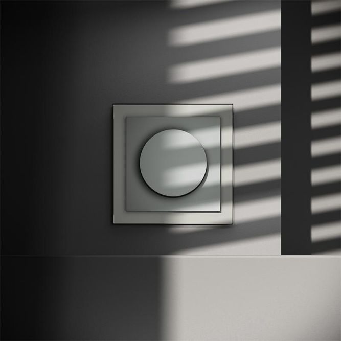 Светорегулятор поворотно-нажимной СП S70 600Вт механизм сталь Voltum VLS070305