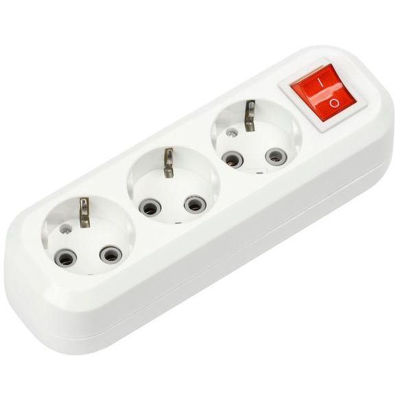 Колодка удлинителя 3-м с заземл. УЗВ-3-GRAND 5230 с выкл. IN HOME 4690612035284