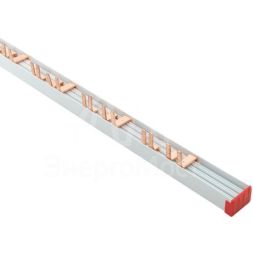 Шина соединительная PIN 4ф 63А мед. изол. 54мод (дл.1м) EKF pin-04-63