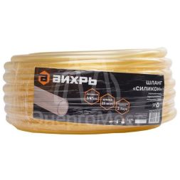 Шланг поливочный &amp;quot;Силикон&amp;quot; однослойный 3/4дюйм 25м прозр. Вихрь 73/7/2/29