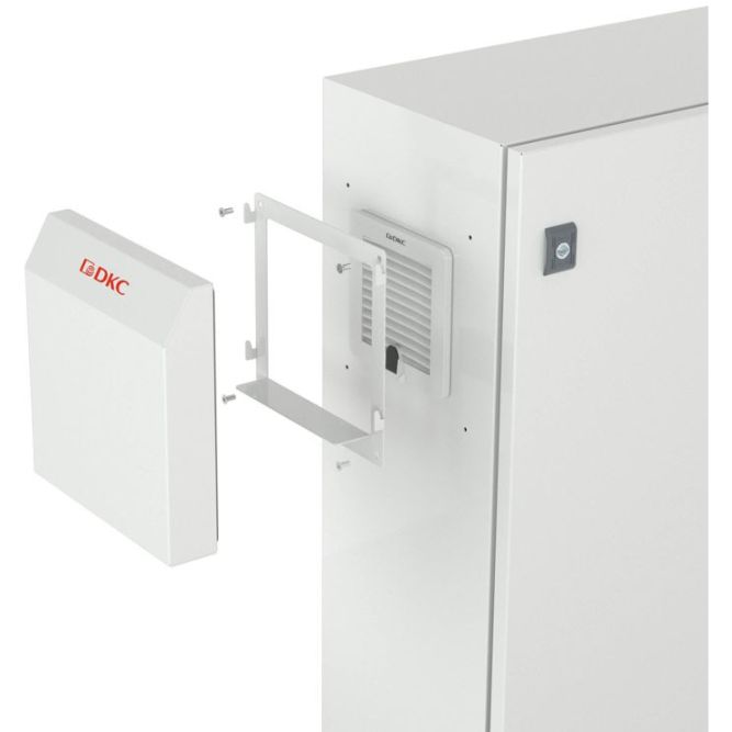 Панель защитная IP56 листовая сталь RAL7035 для вентиляторов и решеток 250х250/252х252мм DKC R5RK15