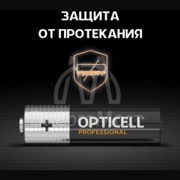 Элемент питания алкалиновый AA/LR6 (блист. 12шт) Professional Opticell 5052005
