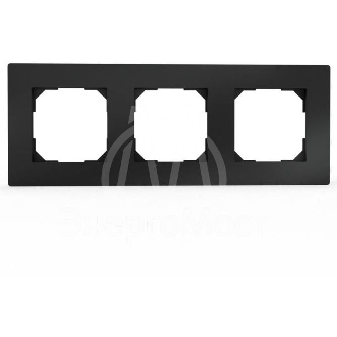 Рамка 3-м Pixel универс. карбон TOKOV ELECTRIC TKE-PX-RM3-C14