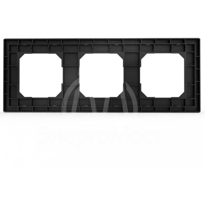 Рамка 3-м Pixel универс. карбон TOKOV ELECTRIC TKE-PX-RM3-C14