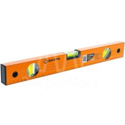 Уровень алюминиевый 400мм фрезерованный 3 глазка Вихрь 73/11/4/1