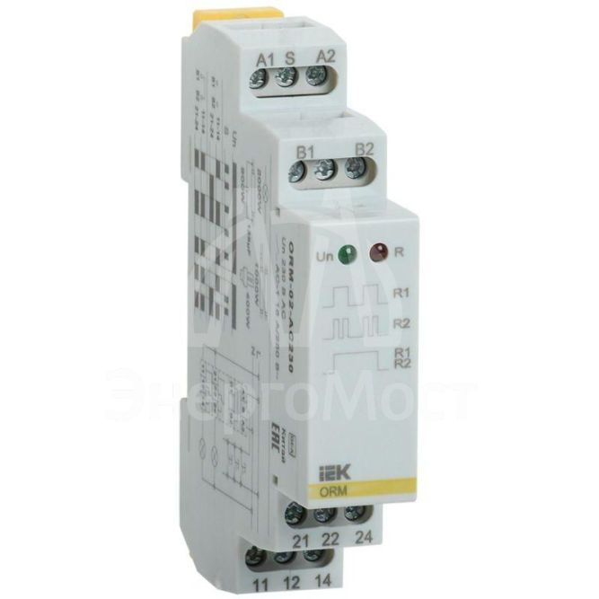 Реле импульсное ORM 2 конт. 230В AC IEK ORM-02-AC230