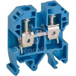 Клемма винтовая КВИ-6кв.мм синяя IEK YZN30-006-K07