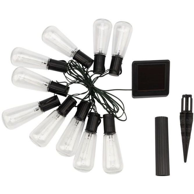 Светильник светодиодный "Капсула Времени" LED 3.8 м с выносной солнечной панелью 2м и аккумул. IP65 2 режима работы: мигание и постоянное теплое бел. Свечение Lamper 602-238