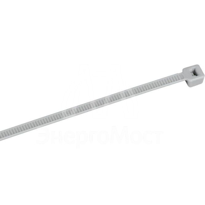 Хомут 3.6х250мм P6.6 стандартный сер. (уп.100шт) IEK UHH30-D036-250-100-K03
