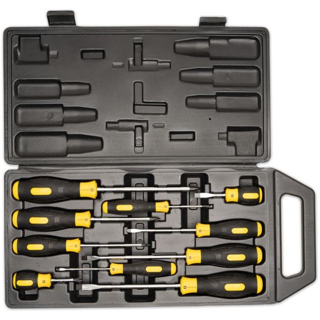 Набор отверток кейс (10 предметов) (09904) SHTOK 376359