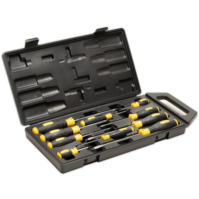 Набор отверток кейс (10 предметов) (09904) SHTOK 376359