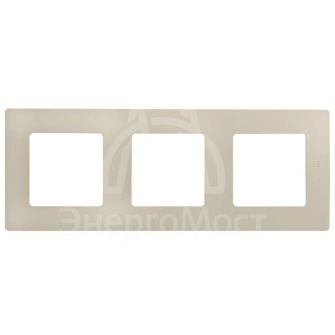 Рамка 3-м Etika сл. кость Leg 672513