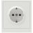 Розетка силовая KANT 2P+E без шторки бел. песок DKC 7010033