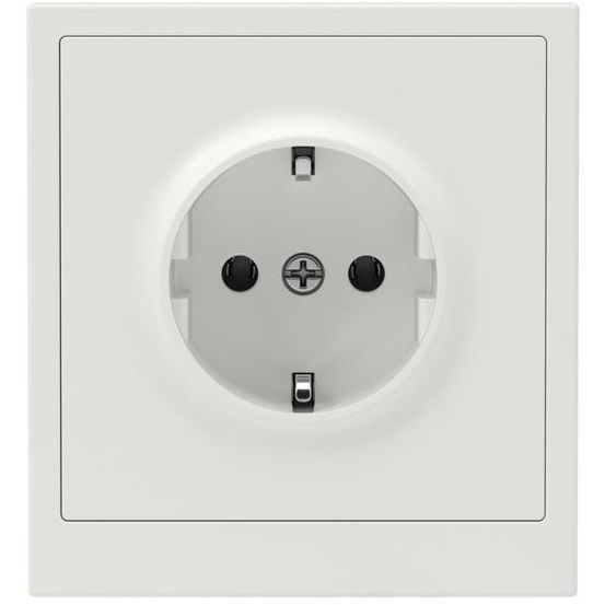 Розетка силовая KANT 2P+E без шторки бел. песок DKC 7010033