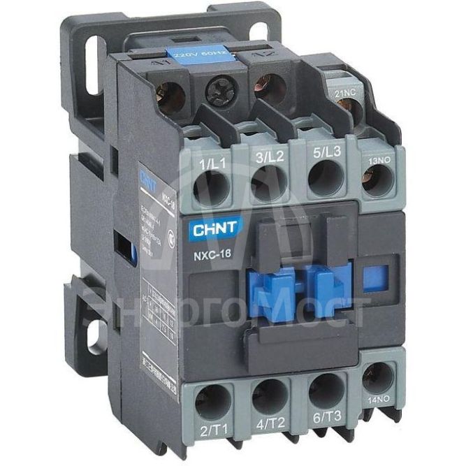 Контактор NXC-18 18А кат. 380В AC 1НО+1НЗ AC-3 (R) CHINT 836905