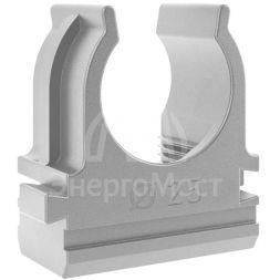 Крепеж-клипса для труб d25мм сер. (уп.100шт) TOKOV ELECTRIC TKE-LC-25-C06/100