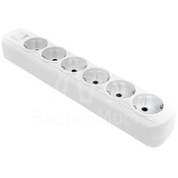 Колодка удлинителя 6-м с заземл. 16А Эксперт 3.5кВт с выкл. PROxima EKF AKB16-6i