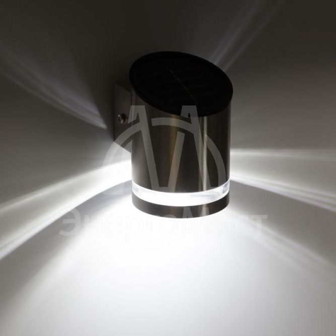 Светильник светодиодный ERAFS012-03 &amp;quot;Статус&amp;quot; 3LED уличный настенный на солнечн. батарее Эра Б0057594