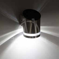 Светильник светодиодный ERAFS012-03 &amp;quot;Статус&amp;quot; 3LED уличный настенный на солнечн. батарее Эра Б0057594