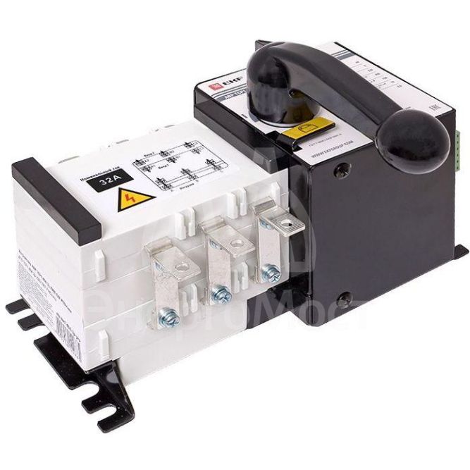 Устройство автоматического ввода резерва АВР 3п 32А 230В ТСР1 PROxima EKF ats-tsr1-32A-3p-pro