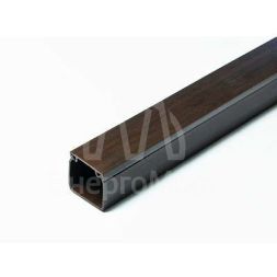 Кабель-канал 25х25 L2000 пластик с двойным замком венге УралПак КК-4825025-060