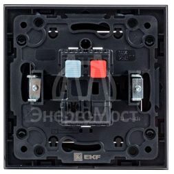 Механизм выключателя 1-кл. Стокгольм 10А черн. PROxima EKF EZV10-021-10