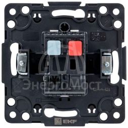Механизм выключателя 1-кл. Стокгольм 10А черн. PROxima EKF EZV10-021-10