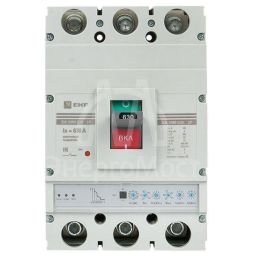 Выключатель автоматический 3п 630/630А 65кА ВА-99М PROxima электр. расцеп. EKF mccb99-630-630me