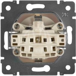 Механизм розетки 1-м СП Valena защ. шторки с заземл. сл. кость Leg 774321