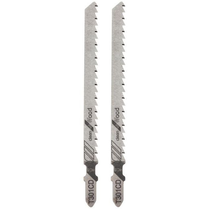 Пилка для электролобзика 115мм 8 з/д 6-60мм T301CD (уп.2шт) (дерево) Kranz KR-92-0307