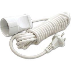 Удлинитель 1х5м без заземл. 6А IP44 УШ-6 ПВС 2х0.75 UNIVersal 5568953