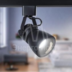 Светильник трековый 1ф TR38-GU10 BK под лампу MR16 черн. Эра Б0053308