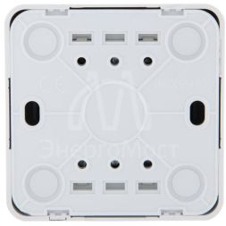 Выключатель проходной 2-кл. 2п ОП Viola 10А IP20 бел. LEZARD 751-0200-106