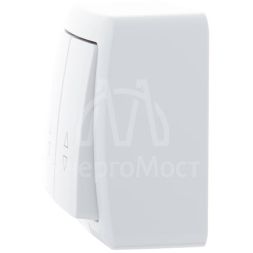 Выключатель проходной 2-кл. 2п ОП Viola 10А IP20 бел. LEZARD 751-0200-106