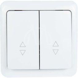 Выключатель проходной 2-кл. 2п ОП Viola 10А IP20 бел. LEZARD 751-0200-106