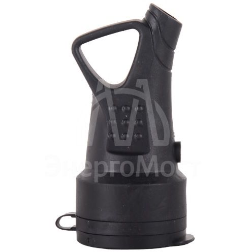 Розетка кабельная с крышкой с/з, каучук IP44 16А Вихрь