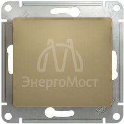 Механизм выключателя 1-кл. СП Glossa 10А IP20 (сх. 1) 10AX титан SchE GSL000411