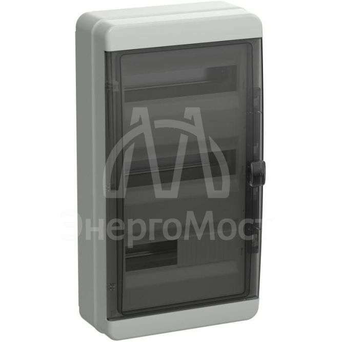 Корпус пластиковый КМПн-36 IP65 черн. прозр. дверь TEKFOR IEK TF5-KP72-N-36-65-K03-K02