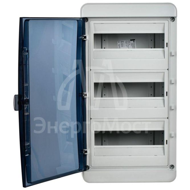 Корпус пластиковый КМПн-36 IP65 черн. прозр. дверь TEKFOR IEK TF5-KP72-N-36-65-K03-K02